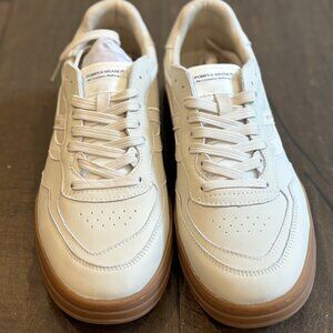 Pompeii Elan Pippa Leather Ecru Gum Sneakers